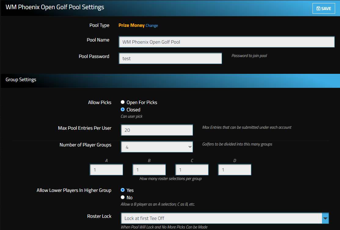 CONFIGURE YOUR POOL